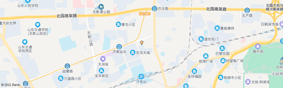 济南西工商河路堤口路_公交站地图_济南公交_妙搜公交查询2025