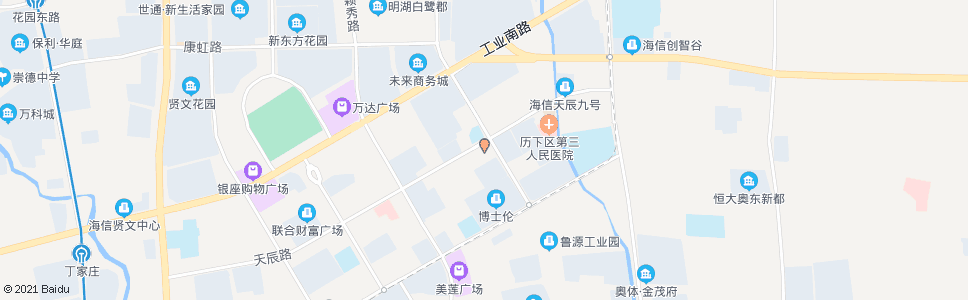 济南冠龙服饰公司_公交站地图_济南公交_妙搜公交查询2024