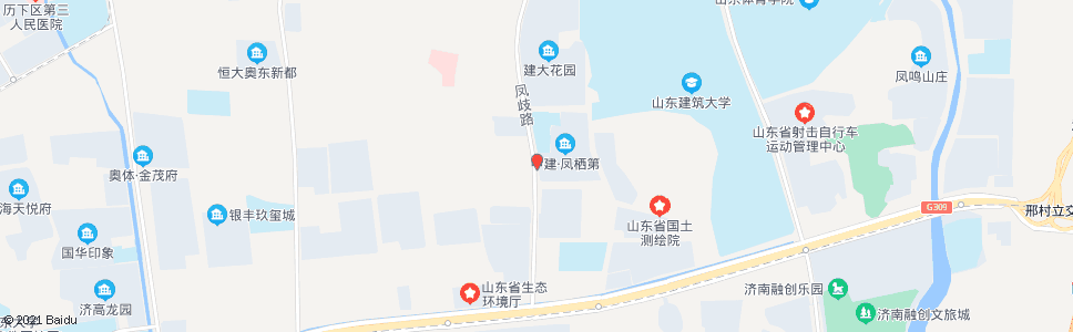 济南兴港路凤岐路_公交站地图_济南公交_妙搜公交查询2024