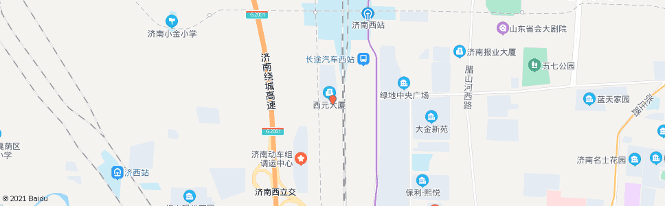 济南烟台路顺安路_公交站地图_济南公交_妙搜公交查询2025