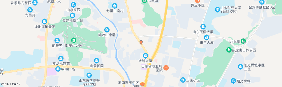 济南英雄山路七里山路_公交站地图_济南公交_妙搜公交查询2024