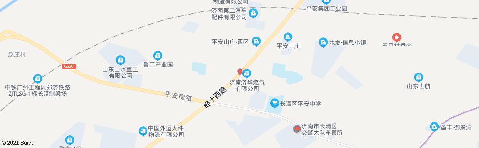 济南经十西路富美路_公交站地图_济南公交_妙搜公交查询2024