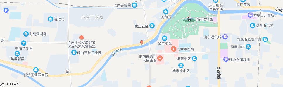 济南小清河北路无影山北路_公交站地图_济南公交_妙搜公交查询2025