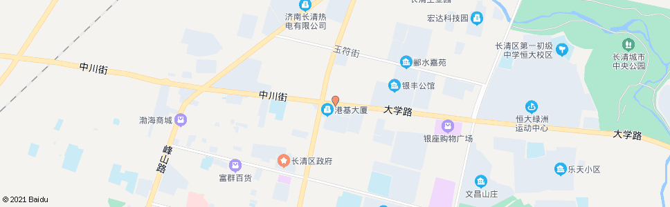 济南大学路灵岩路_公交站地图_济南公交_妙搜公交查询2025