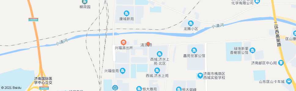 济南清源路中段_公交站地图_济南公交_妙搜公交查询2025