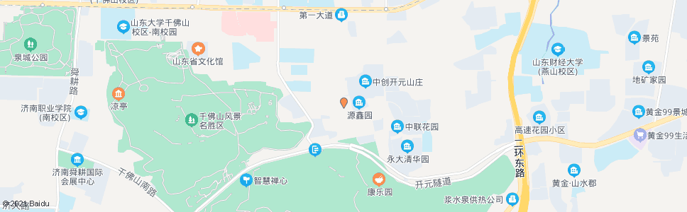 济南燕翔路环山路_公交站地图_济南公交_妙搜公交查询2025