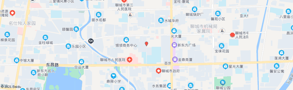 聊城健康路_公交站地图_聊城公交_妙搜公交查询2024