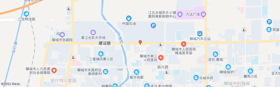 聊城香江二期_公交站地图_聊城公交_妙搜公交查询2024