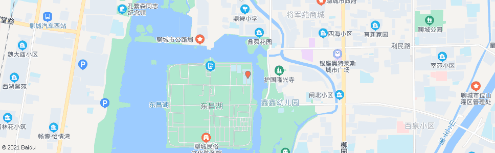 聊城四中_公交站地图_聊城公交_妙搜公交查询2024