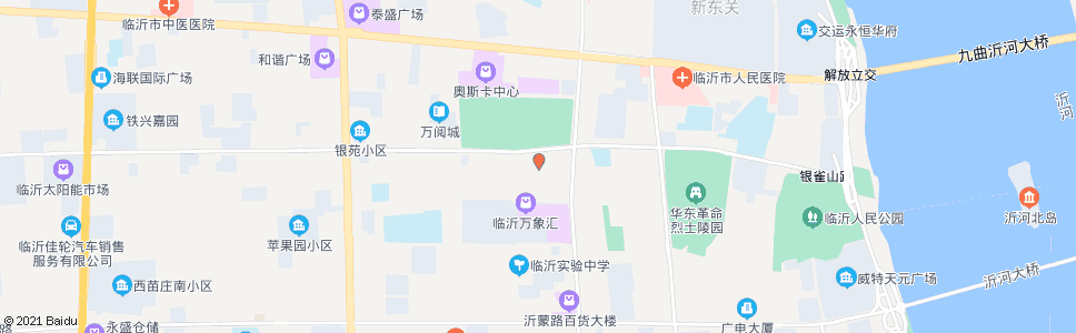 临沂皇姑桥小区西门_公交站地图_临沂公交_妙搜公交查询2024