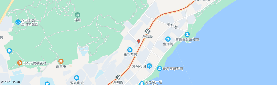 青岛海龙路_公交站地图_青岛公交_妙搜公交查询2024