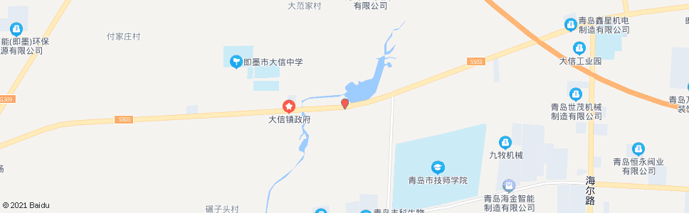 青岛管路村_公交站地图_青岛公交_妙搜公交查询2025