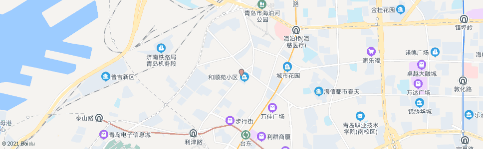 青岛利津路客运站_公交站地图_青岛公交_妙搜公交查询2024