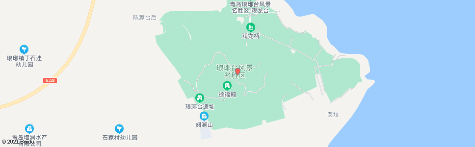 青岛琅琊台景区_公交站地图_青岛公交_妙搜公交查询2024