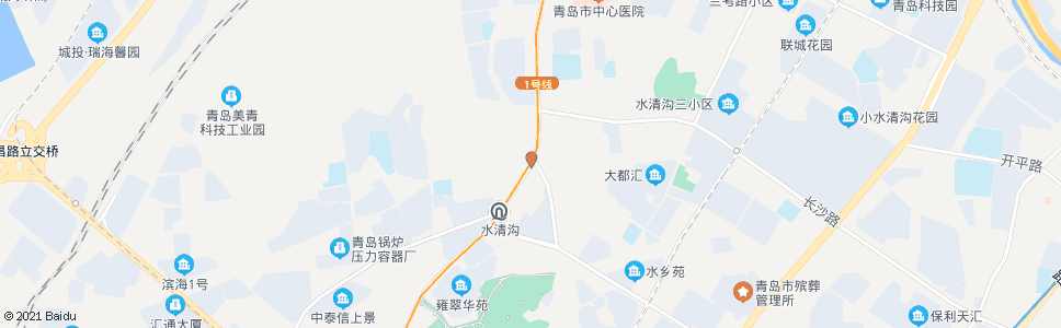 青岛金沙路四流南路_公交站地图_青岛公交_妙搜公交查询2025