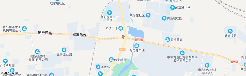 青岛棘洪滩_公交站地图_青岛公交_妙搜公交查询2024