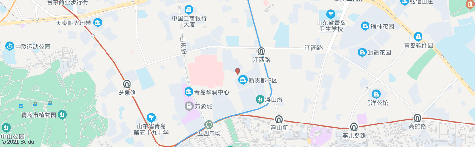 青岛香港路小学_公交站地图_青岛公交_妙搜公交查询2025