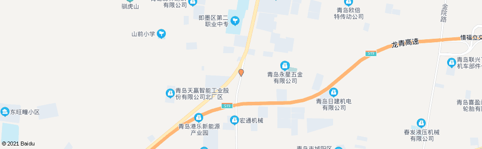 青岛百福路北站_公交站地图_青岛公交_妙搜公交查询2024