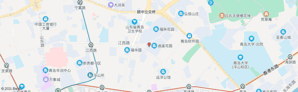 青岛逍遥路小区_公交站地图_青岛公交_妙搜公交查询2024