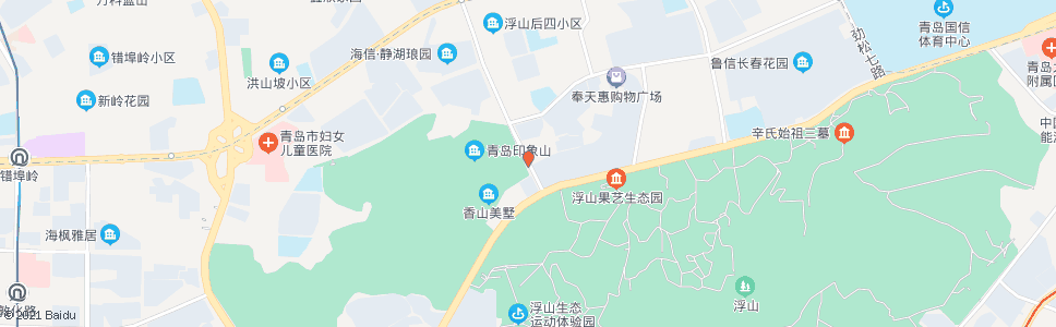 青岛劲松三路(银川西路)_公交站地图_青岛公交_妙搜公交查询2024