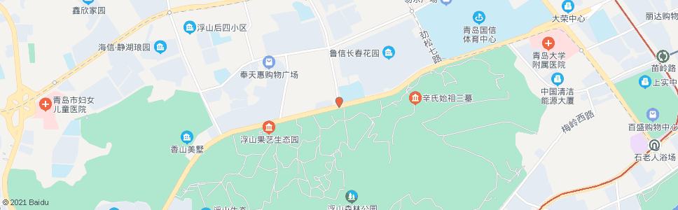 青岛银川西路_公交站地图_青岛公交_妙搜公交查询2024