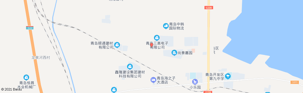 青岛出口加工区_公交站地图_青岛公交_妙搜公交查询2025