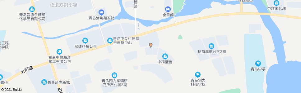 青岛新业路聚贤桥路_公交站地图_青岛公交_妙搜公交查询2025