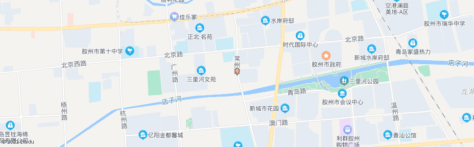 青岛东店子村_公交站地图_青岛公交_妙搜公交查询2024