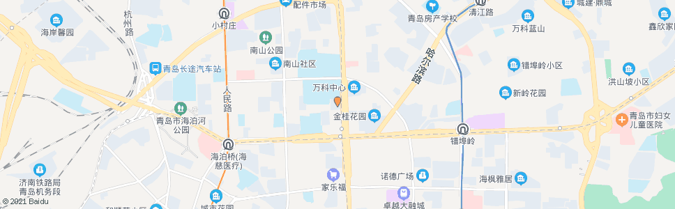 青岛航天汽修_公交站地图_青岛公交_妙搜公交查询2025