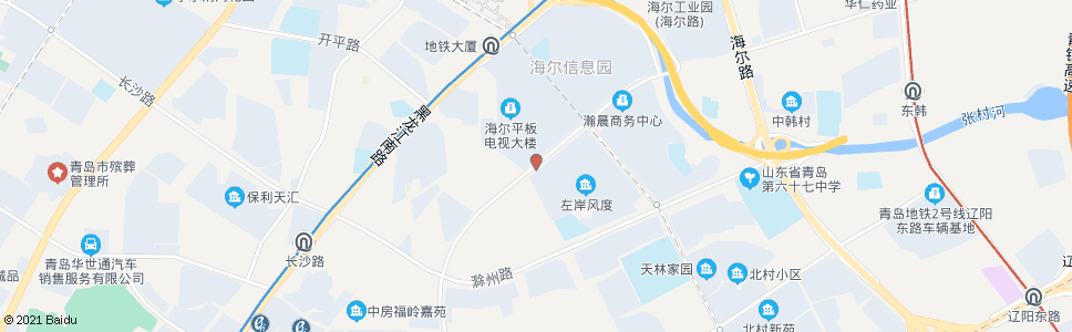 青岛劲松三路长沙路_公交站地图_青岛公交_妙搜公交查询2024