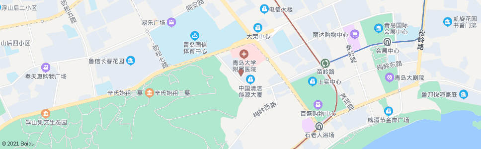 青岛72672部队_公交站地图_青岛公交_妙搜公交查询2024