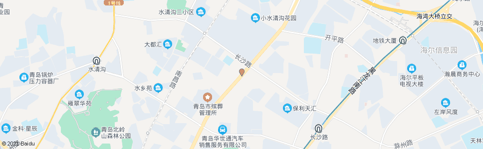 青岛重庆南路(长沙路口)_公交站地图_青岛公交_妙搜公交查询2025