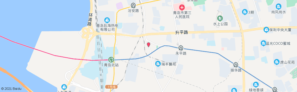 青岛振华路西站_公交站地图_青岛公交_妙搜公交查询2024