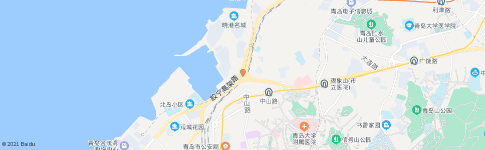 青岛小港一路_公交站地图_青岛公交_妙搜公交查询2025