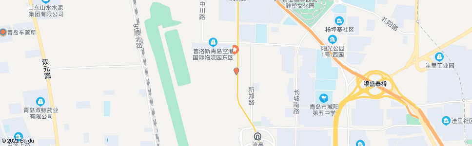 青岛两江路_公交站地图_青岛公交_妙搜公交查询2025