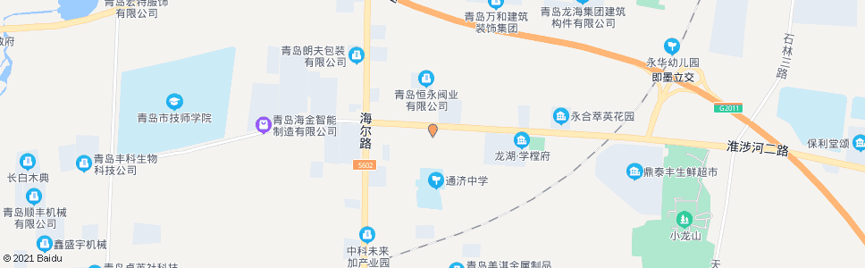 青岛闫家岭_公交站地图_青岛公交_妙搜公交查询2024