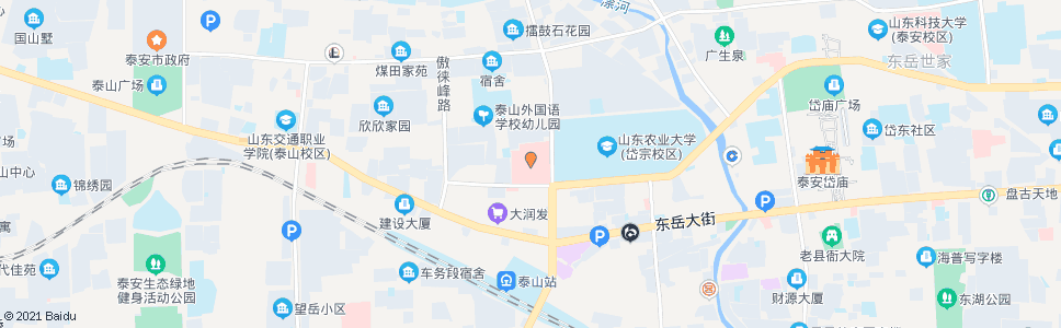 泰安附属医院(公路广告公司)_公交站地图_泰安公交_妙搜公交查询2024