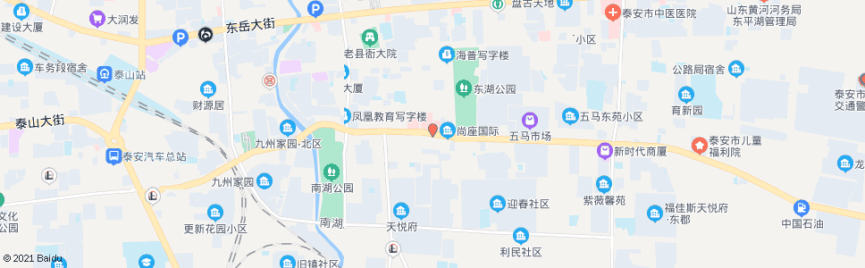 泰安市口腔医院(泰安市第一人民医院)_公交站地图_泰安公交_妙搜公交查询2024