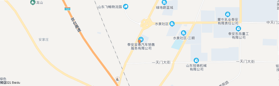 泰安泰安康立宝骏4s店(公交公司三队西站)_公交站地图_泰安公交_妙搜公交查询2024