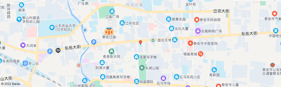 泰安东关小学_公交站地图_泰安公交_妙搜公交查询2024