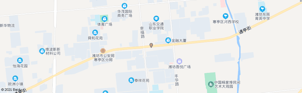 潍坊通亭街幸福路口_公交站地图_潍坊公交_妙搜公交查询2024