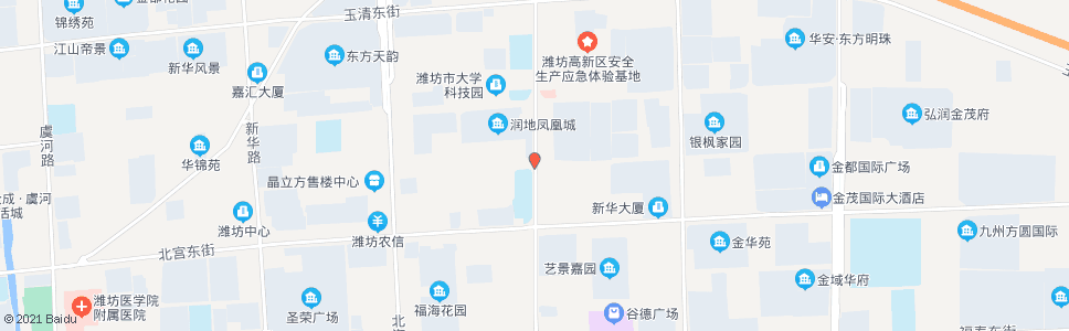 潍坊东方路桐荫街路口_公交站地图_潍坊公交_妙搜公交查询2024