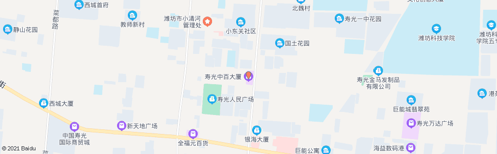 潍坊中百大厦寿光店_公交站地图_潍坊公交_妙搜公交查询2024