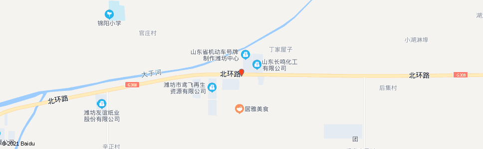 潍坊友爱路路口_公交站地图_潍坊公交_妙搜公交查询2025