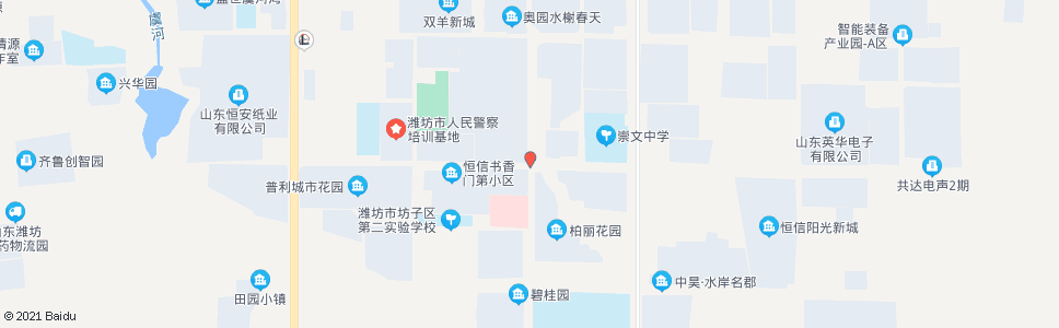 潍坊龙山路崇文街路口_公交站地图_潍坊公交_妙搜公交查询2024