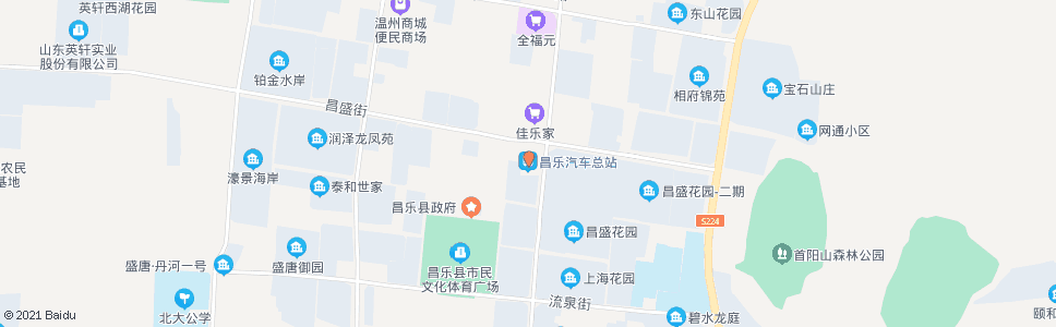 潍坊昌乐汽车站_公交站地图_潍坊公交_妙搜公交查询2024