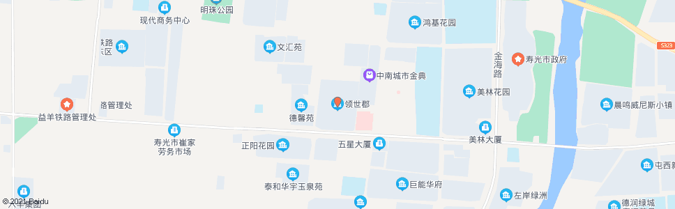 潍坊领世郡_公交站地图_潍坊公交_妙搜公交查询2024