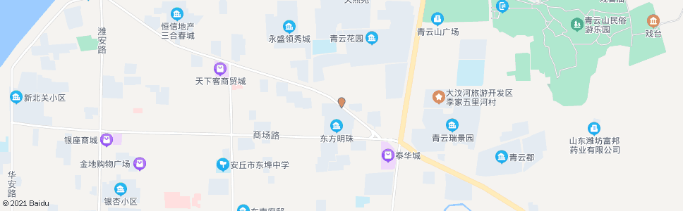 潍坊东方明珠北门_公交站地图_潍坊公交_妙搜公交查询2025