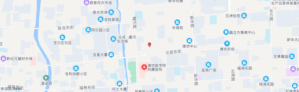 潍坊东郊宾馆(佳乐家北宫店)_公交站地图_潍坊公交_妙搜公交查询2024