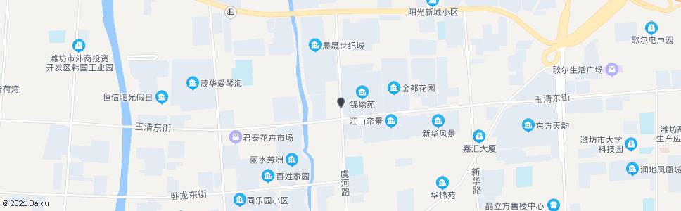 潍坊玉清街潍县中路口_公交站地图_潍坊公交_妙搜公交查询2025